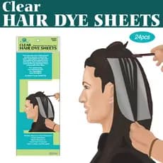 Salão de beleza profissional magia peça de cabelo cabeleireiro transparente tintura de cabelo peça destacando ferramenta