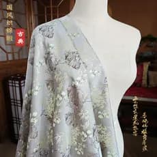 Estilo chinês estilo chinês brocado chinês clássico forma de flor Chunhe Jingming método antigo Cheongsam estilo chinês