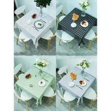 Toalha de mesa impermeável Anti-escaldante à prova de óleo descartável quadrado nórdico pvc mesa de jantar pano ins estu