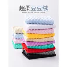 Doudou tecido de lã conforto cobertor cama bebê classe a capa cobertor colcha crianças bebê boneca de pelúcia tecido de