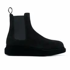 McQueen Max chelsea Botas masculinas de couro genuíno botas masculinas britânicas chelsea bota All-Match na moda botas c