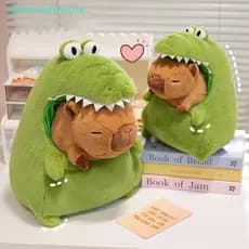 Prosperityussummtoftopcity Novo Crocodilo Capibala Brinquedo De Pelúcia Simulação Capivara Anime Fofo Animais Fofos Trav