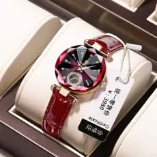 Relógio Feminino , Pulseira Ultrafina De Couro Poedagar-* & -