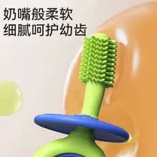 Escova de dentes infantil bebê 360 graus cerdas macias Silicone treinamento limpeza bebê Oral infantil bebê criança dent