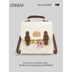 CEEEKAY nicho genuíno pequena mochila feminina 2026 novo estilo moda High-End meninas All-Match pequena mochila