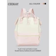 CEEEKAY genuíno High School estudante universitário mochila feminina grande capacidade leve mochila de viagem novo estil