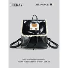 CEEEKAY nicho genuíno pequena mochila feminina 2026 novo estilo moda High-End meninas All-Match pequena mochila
