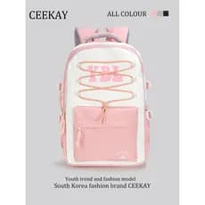 CEEEKAY genuíno grande capacidade leve mochila de viagem novo estilo Unisex estudante universitário saco de escola mochi