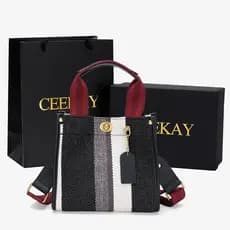 CEEEKAY influenciador bolsa de lona feminina 2025 novo estilo na moda High-End estilo ocidental saco do mensageiro de um
