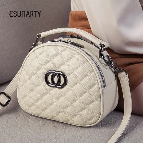 Design exclusivo bolsa pequena mensageiro bolsa de menina 2026 novo estilo moda diamante couro portátil bolsa de ombro d
