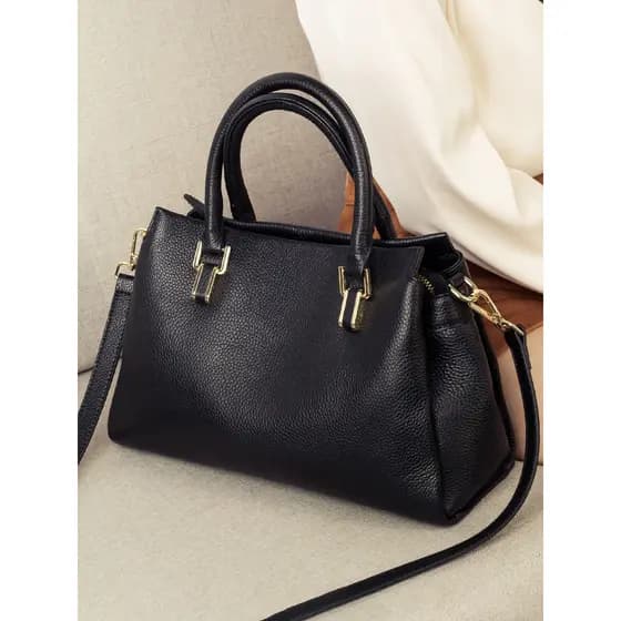 2025 novo estilo bolsa de couro genuíno bolsa mensageiro feminina grande capacidade senhoras All-Match bolsa de om