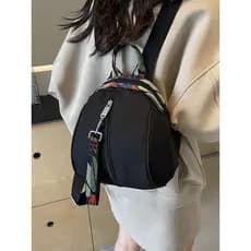 Casual náilon pano mochila saco senhoras 2025 novo estilo moda grande capacidade passeio Commuter saco de viagem mamãe s