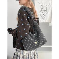 Outono inverno lã de cordeiro axilas saco feminino 2025 novo estilo na moda de um ombro Commuter saco grande capacidade