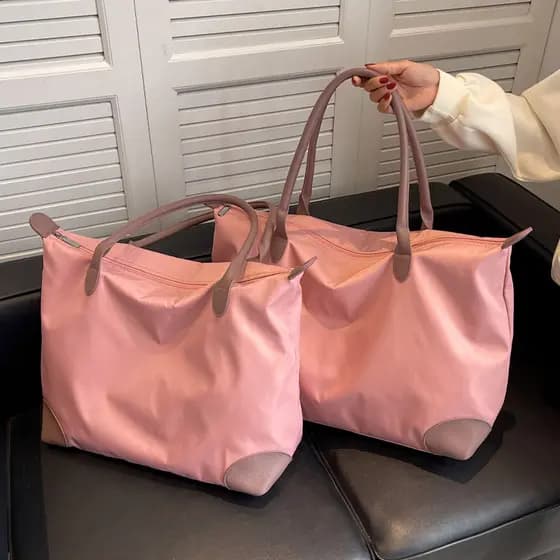 Bolsa Tote portátil de grande capacidade para mulheres 2025 novo estilo feminino bolsa de viagem de curta distância pass