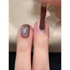 Manicure de manchas branqueadoras suaves com leite de Chocolate!2026 Novo Estilo Esmalte Feminino Sem Assar Dedos Nus