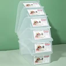 Cesta organizadora de geladeira, cesta de armazenamento aberta, classificação de frutas vegetais, caixa de geladeira, ti