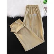 Calças masculinas estilo verão estilo fino tornozelo comprimento calças masculinas calças casuais calças de linho de alg