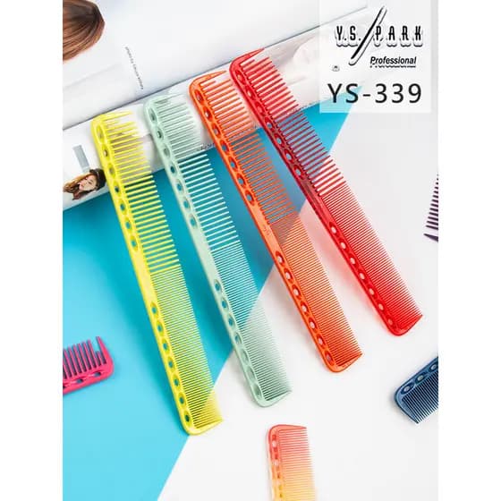 Japão importado YS pente de corte de cabelo 339 transparente edição limitada pente de corte de cabelo pente de cabelo cu
