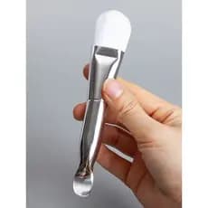 Com colher tipo esfregaço máscara escova macia rosto Spa máscara de lama escova fundação escova salão de beleza gerencia