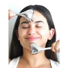 Dispositivo de martelo de gelo onda de gelo bola de beleza pacote frio bola de gelo terapia de gelo aço inoxidável massa