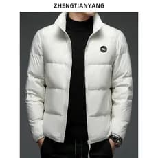 Grafeno Zero pressão leve jaqueta masculina inverno gola jaqueta masculina mais gordura plus Size na moda pão jaqueta