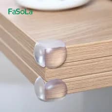 Canto de mesa anti-colisão proteção de canto Silicone transparente crianças anti-colisão mesa pé capa protetora capa mac