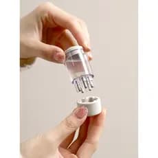 Dispositivo de medicina do couro cabeludo cabeça Roll-On dispositivo Dilmino 1ml guia pente massagem óleo essencial medi
