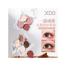 Xixixi novo estilo paleta de sombras quatro cores luz diária maquiagem puro desejo estilo terra cor barato paleta de som