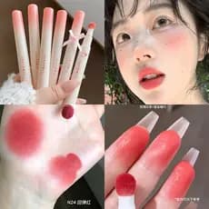 Judydoll judydoll creme em pó labial almofada creme labial fosco esmalte labial lama cor Nude não é fácil de colar copo