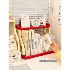 Estante de mesa, caixa de armazenamento, dormitório, mesa, livro, organizador, prateleira, pasta de mesa, local de traba