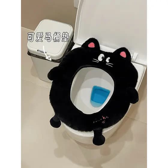Assento de vaso sanitário inverno 2025 novo estilo assento de vaso sanitário inverno almofada de vaso sanitário doméstic