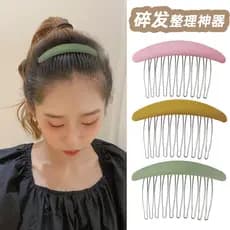 Pente de cabelo quebrado adulto inserção pente acessórios para o cabelo franja cabelo quebrado ferramenta útil pente Hai