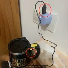 Cabo de carregamento USB copo de mistura tipo de carregamento dedicado fonte de alimentação cabo carregador dois @-