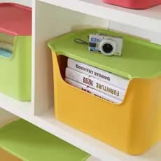Tio Dake criativo caixa de armazenamento de plástico caixa de armazenamento de brinquedos Desktop organizador caixa de f