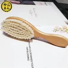 Cabeça de óleo escova de cabelo quebrado corte de cabelo cabeleireiro escova de lã estilista dedicado cabelo macio barbe
