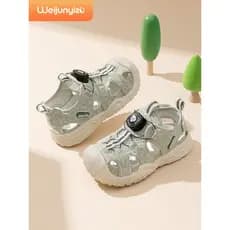 Crianças sandálias meninos sapatos esportivos 2026 novo estilo sapatos de bebê sandálias de verão meninas sapatos funcio