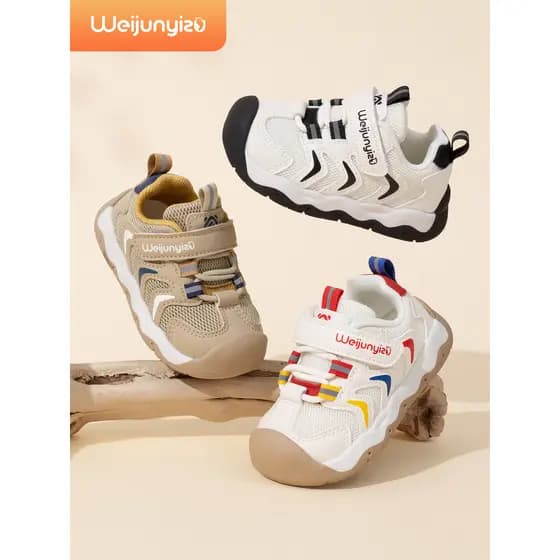 Weijunyi pé novo estilo sapatos da criança do bebê menina primavera sola macia 1-3 anos de idade infantil sapatos funcio