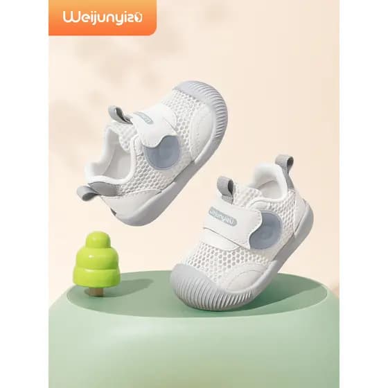 Sapatos infantis para bebês meninos, sapatos de verão para bebês com sola macia, sapatos funcionais para meninos de 1 a