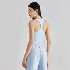 Exportação de comércio exterior roupa interior esportiva Nude em forma de I bela volta Yoga colete fixo almofada no peit