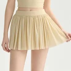 Yoga Ballet a linha saia plissada moda All-Match cintura alta saia curta esportes Fitness mais magro olhar requintado sa