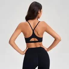 Linda volta Yoga esportes roupa interior feminina alça fina bela volta pequena camisola reunião Anti-flacidez Fitness co