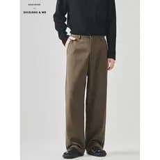 High-End negócios calças casuais homens outono novo estilo versão coreana rufião bonito solto em linha reta All-Match Dr