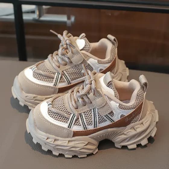 Crianças sapatos esportivos primavera outono novo estilo meninos sapatos sola macia bebê respirável leve meninas casuais
