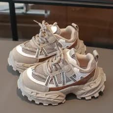 Crianças sapatos esportivos primavera outono novo estilo meninos sapatos sola macia bebê respirável leve meninas casuais