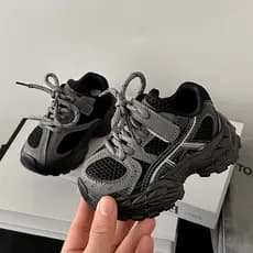 Meninos sapatos esportivos 2026 primavera outono novo estilo crianças papai sapatos sola macia do bebê da criança sapato