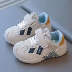 Crianças sapatos esportivos 2026 primavera outono novo estilo meninos sapatos sola macia bebê malha respirável All-Match