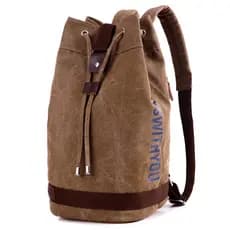 Novo balde de lona mochila saco de basquete esportes ao ar livre lazer grande capacidade mochila saco de viagem estudant