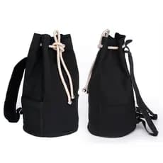 Nova moda saco de lona balde saco de ombro mochila esportes Retro grande capacidade saco de basquete masculino
