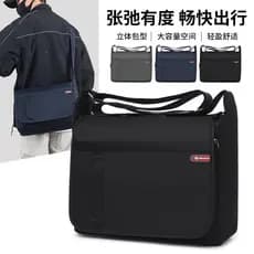 Bolsa de ombro masculina de grande capacidade maleta novo estilo Oxford pano bolsa mensageiro masculina de negócios mult