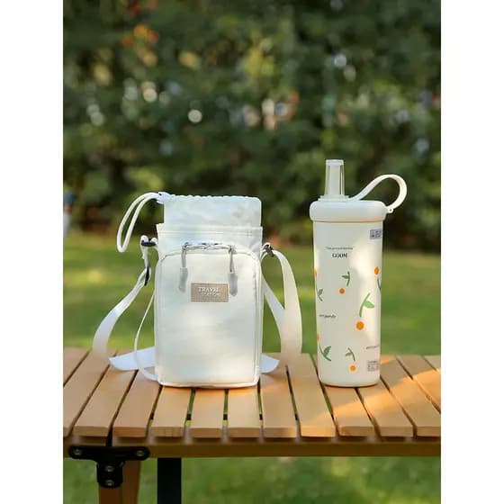 Capa para garrafa de água Bolsa portátil para copo de água Bolsa mensageiro para copo de água Capa para copo de água iso